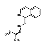 CAS 登录号：96826-68-5， (1-异喹啉基亚甲基)-N-羟基-N'-氨基胍