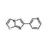 CAS 登录号：96911-74-9， 6-(3-吡啶基)咪唑并[2,1-b][1,3]噻唑