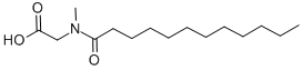 CAS 登录号：97-78-9， N-甲基-N-(1-氧代十二烷基)-甘氨酸