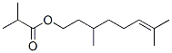 CAS#: 97-89-2, 2-Methyl-Propanoic Acid 3,7-Dimethyl-6-Octen-1-Yl Ester