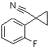 CAS 登录号：97009-38-6， 1-(2-氟苯基)环丙烷甲腈