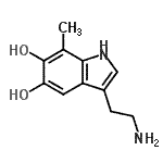 CAS#: 97073-67-1, 3-(2-Aminoethyl)-7-methyl-1H-indole-5,6-diol