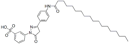 CAS#: 97158-37-7, 3-[4,5-Dihydro-5-Oxo-3-[4-[(1-Oxooctadecyl)Amino]Phenyl]-1H-Pyrazol-1-Yl]Benzenesulphonic Acid