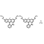 CAS#: 97171-85-2, 9-(2-Carboxyphenyl)-3,6-Bis(Ethylamino)-Xanthylium Silicate