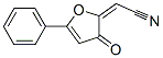 CAS 登录号：97180-85-3， (2E)-2-(3-氧代-5-苯基-2-呋喃亚基)乙腈