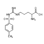 CAS 登录号：97233-92-6， N<sup>5</sup>-{N-[(4-甲基苯基)磺酰基]甲脒基}鸟氨酸