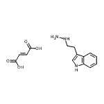 CAS 登录号：97236-05-0， 3-(2-肼基乙基)-1H-吲哚(2E)-2-丁烯二酸酯(1:1)