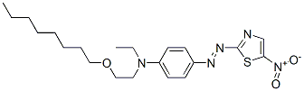 CAS 登录号：97259-71-7， N-乙基-4-[(5-硝基噻唑-2-基)偶氮]-N-(2-辛基氧基乙基)苯胺