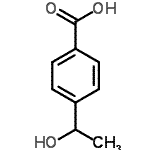 CAS 登录号：97364-15-3， 4-(1-羟基乙基)苯甲酸