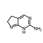 CAS 登录号：97482-19-4， 5,6-二氢-1H-吡咯并[2,3-d]嘧啶-2-胺