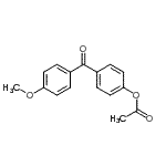 CAS 登录号：97576-09-5， 4-(4-甲氧基苯甲酰基)苯基乙酸酯