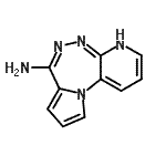 CAS 登录号：97580-65-9， 4H-吡啶并[2,3-c]吡咯并[1,2-e][1,2,5]三氮杂卓-7-胺