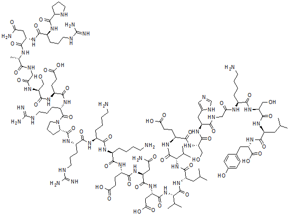 CAS 登录号:97642-75-6, 68-酪氨酰-甲状旁腺激素 (43-68)