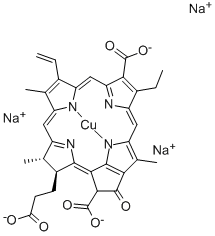 CAS 登录号:97659-67-1, 叶绿酸铜络合物钠盐