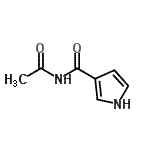 CAS 登录号：97744-99-5， N-乙酰基-1H-吡咯-3-甲酰胺