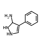 CAS 登录号：97763-80-9， 4-苯基-2,3-二氢-1H-吡唑-3-胺