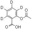 CAS#: 97781-16-3, 2-Acetoxy(<sup>2</sup>H<sub>4</sub>)benzoic acid