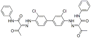 CAS 登录号：97794-07-5， (2Z)-2-[[2-氯-4-[3-氯-4-[(2Z)-2-[2-氧代-1-(苯基氨基甲酰基)亚丙基]肼基]苯基]苯基]异二氮烯]-3-氧代-N-苯基丁酰胺