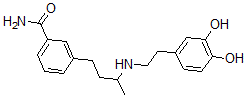CAS 登录号:97816-65-4, 4-(2-((3-(3-苯甲酰胺)-1-甲基丙基)氨基)乙基)-1,2-苯二醇