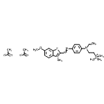 CAS#: 97861-97-7, 2-[ethyl-[4-[(6-methoxy-3-methyl-1,3-benzothiazol-3-ium-2-yl)azo]phenyl]amino]ethyl-trimethyl-ammonium diacetate