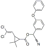 CAS 登录号：97955-44-7， [氰基-(3-苯氧基苯基)甲基] 3-(2,2-二氯乙烯基)-2,2-二甲基-环丙烷-1-羧酸酯