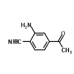 CAS 登录号：98012-86-3， 4-乙酰基-2-氨基苯甲腈