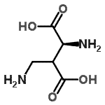 CAS 登录号：98069-82-0， 3-(氨基甲基)-L-天冬氨酸