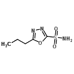 CAS 登录号：98071-53-5， 5-丙基-1,3,4-恶二唑-2-磺酰胺