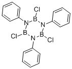CAS 登录号:981-87-3, 2,4,6-三氯-1,3,5-三苯基环硼氮烷