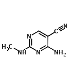 CAS 登录号：98141-16-3， 4-氨基-2-(甲基氨基)-5-嘧啶甲腈