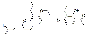 CAS#: 98193-29-4, 7-(3-(4-Acetyl-3-Hydroxy-2-Propylphenoxy)Propoxy)-3,4-Dihydro-8-Propyl-2H-1-Benzopyran-2-Propionic Acid