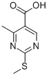 CAS#: 98276-75-6, 4-Methyl-2-(Methylthio)-5-Pyrimidinecarboxylic Acid