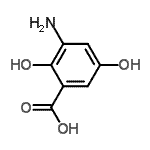 CAS 登录号：98279-58-4， 3-氨基-2,5-二羟基苯甲酸