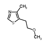 CAS 登录号：98316-89-3， 5-(2-甲氧基乙基)-4-甲基-噻唑