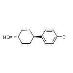 CAS 登录号：98322-65-7， 反式-4-(4-氯苯基)环己醇