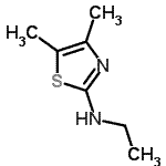 CAS 登录号：98337-34-9， N-乙基-4,5-二甲基-1,3-噻唑-2-胺