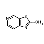 CAS 登录号：98383-10-9， 2-甲基[1,3]噻唑并[5,4-c]吡啶