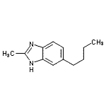CAS 登录号：98396-32-8， 5-丁基-2-甲基-1H-苯并咪唑