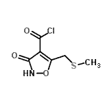 CAS 登录号：98406-62-3， 5-[(甲硫基)甲基]-3-氧代-2,3-二氢-1,2-恶唑-4-甲酰氯