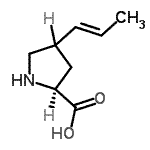 CAS 登录号：98426-31-4， 4-[(1E)-1-丙烯-1-基]-L-脯氨酸