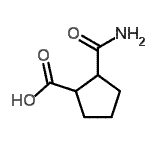 CAS 登录号：98431-87-9， 2-氨基甲酰环戊烷羧酸