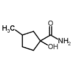 CAS 登录号：98435-63-3， 1-羟基-3-甲基环戊烷甲酰胺