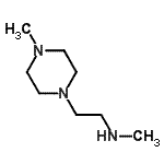 CAS 登录号：98545-15-4， N-甲基-2-(4-甲基-1-哌嗪基)乙胺