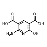 CAS 登录号：98550-11-9， 2-氨基-6-羟基-3,5-吡啶二甲酸