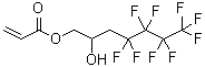CAS 登录号:98573-25-2, 4,4,5,5,6,6,7,7,7-九氟-2-羟基庚基丙烯酸酯
