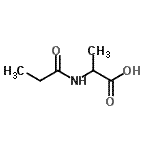 CAS 登录号：98632-97-4， N-丙酰基丙氨酸