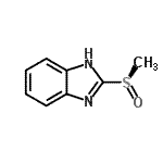 CAS 登录号：98639-91-9， 2-[(R)-甲基亚磺酰]-1H-苯并咪唑