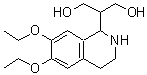 CAS 登录号：98661-43-9， 2-(6,7-二乙氧基-1,2,3,4-四氢-1-异喹啉基)-1,3-丙烷二醇