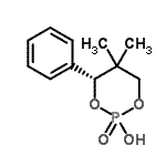 CAS 登录号:98674-80-7, (4R)-5,5-二甲基-4-苯基-1,3,2-二氧磷杂环己烷-2-醇2-氧化物