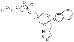 CAS#: 98710-86-2, Copper 1-[(2-Benzofuran-2-Yl-5,5-Dimethyl-1,3-Dioxan-2-Yl)Methyl]-1,2, 4-Triazole Sulfate Hydrate